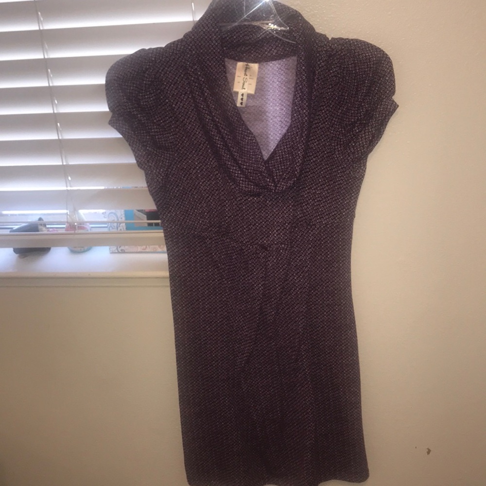 purple dress